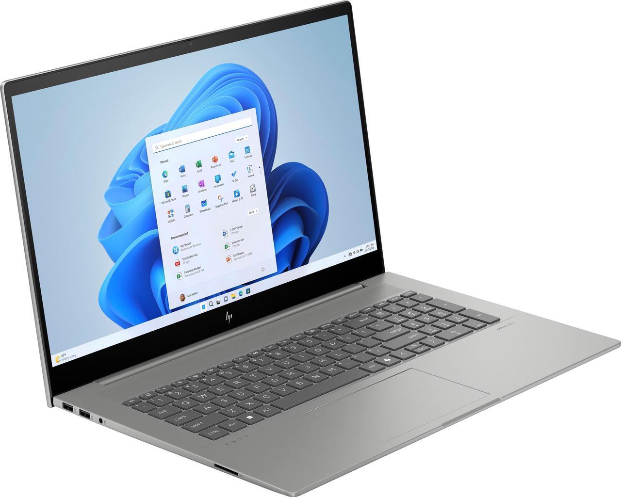 Alt view image 2 of 3 - HP ENVY Laptop Intel Core Ultra 7 155U NVIDIA GeForce RTX 3050 32GB RAM 1TB SSD 17.3" FHD IPS Touchscreen Display Windows 11 Home 17-cw1023cl