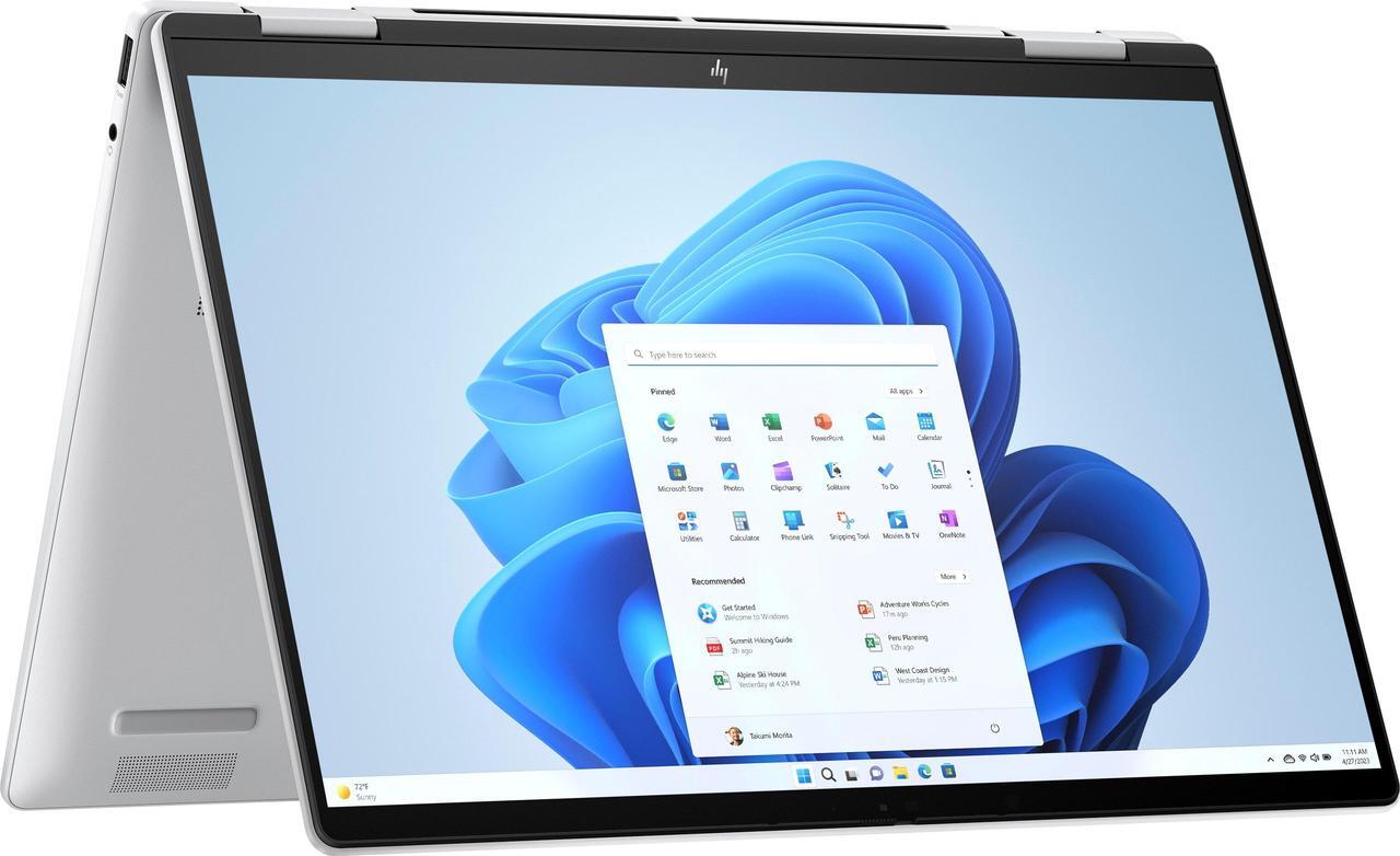 Alt view image 2 of 3 - HP Envy x360 14-fa0023dx 2-in-1 Notebook (TOUCHSCREEN) AMD Ryzen 7 8840HS 16GB AMD Radeon Graphics 1TB SSD 14.0-inch Touchscreen Display Windows 11 Home