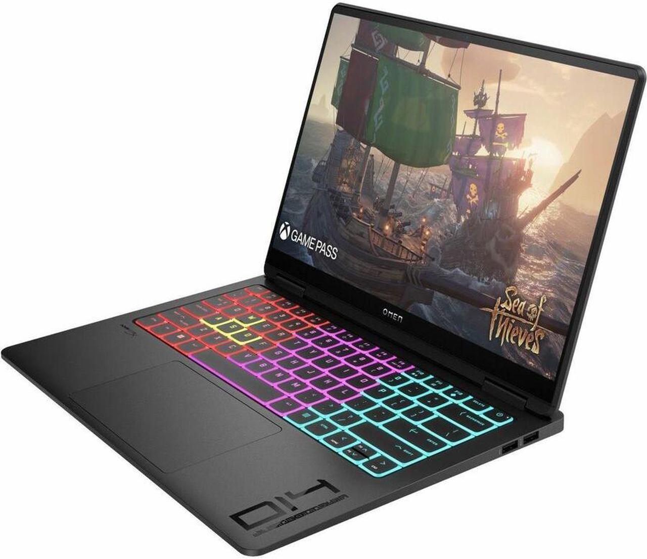 Alt view image 2 of 6 - OMEN Transcend 14-fb0000 14-fb0761nr 14" Gaming Notebook - 3K - Intel Core Ultra 7 155H - 16 GB - 1 TB SSD - Shadow Black Aluminum - Windows 11 Home - 13 Hours Battery Run Time B05Y1UA#ABA