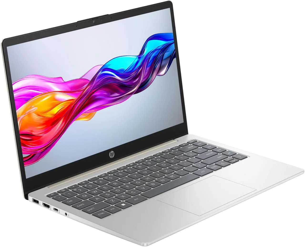 Alt view image 2 of 6 - HP Laptop AMD Ryzen 7 7730U 16GB Memory 1 TB NVMe SSD AMD Radeon Graphics 14.0" Non-Touch Screen Windows 11 Home 14-em0085cl