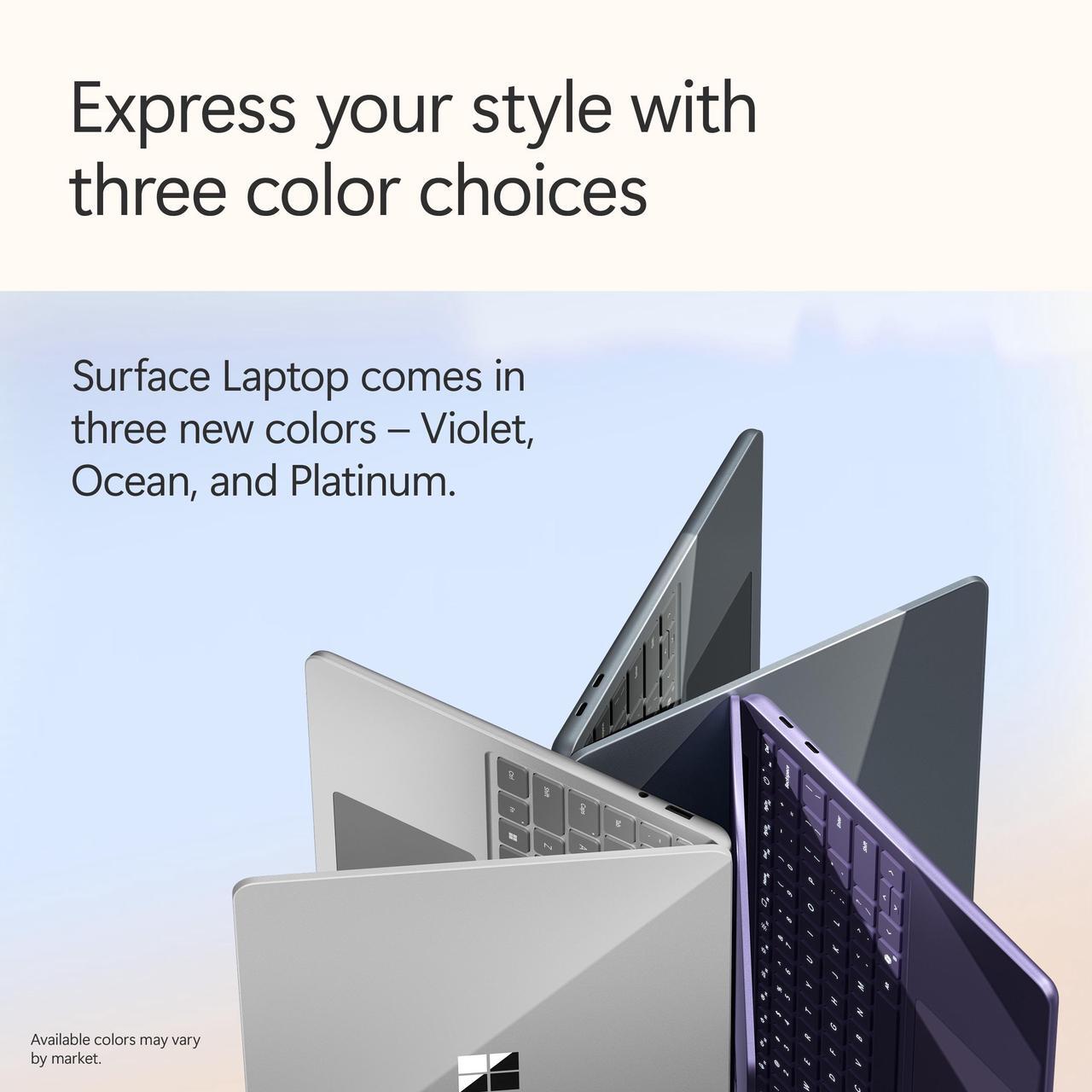 Alt view image 11 of 20 - Microsoft 13" Surface Laptop Copilot+ PC, Snapdragon X Plus 8-Core, 16GB RAM, 512GB UFS, Ocean, Latest Model