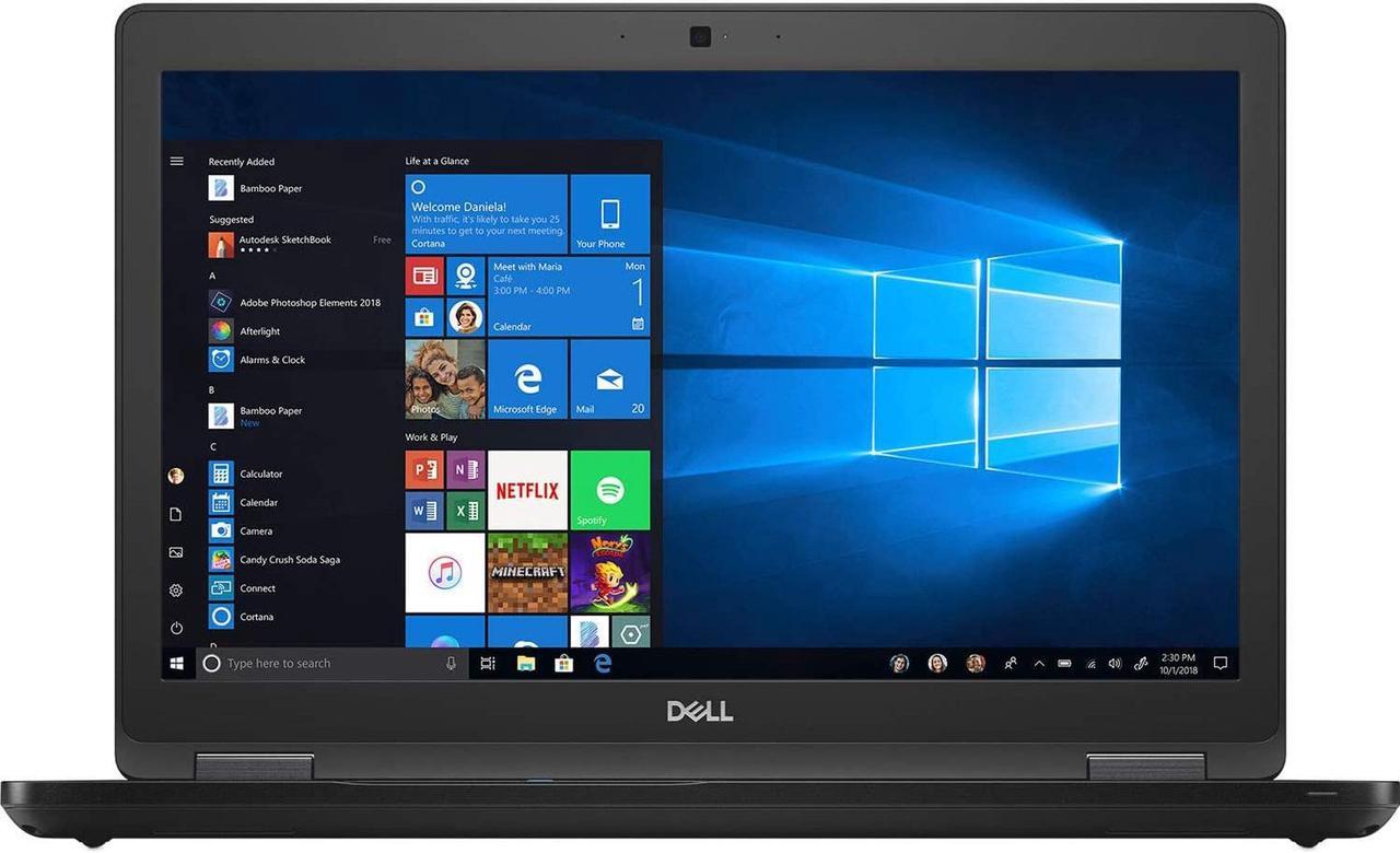 DELL Precision Grade B Mobile Workstation Intel Core i7-8850H 16GB Memory 512 GB SSD NVIDIA Quadro P600 15.6" Windows 11 Pro 64-bit 3530