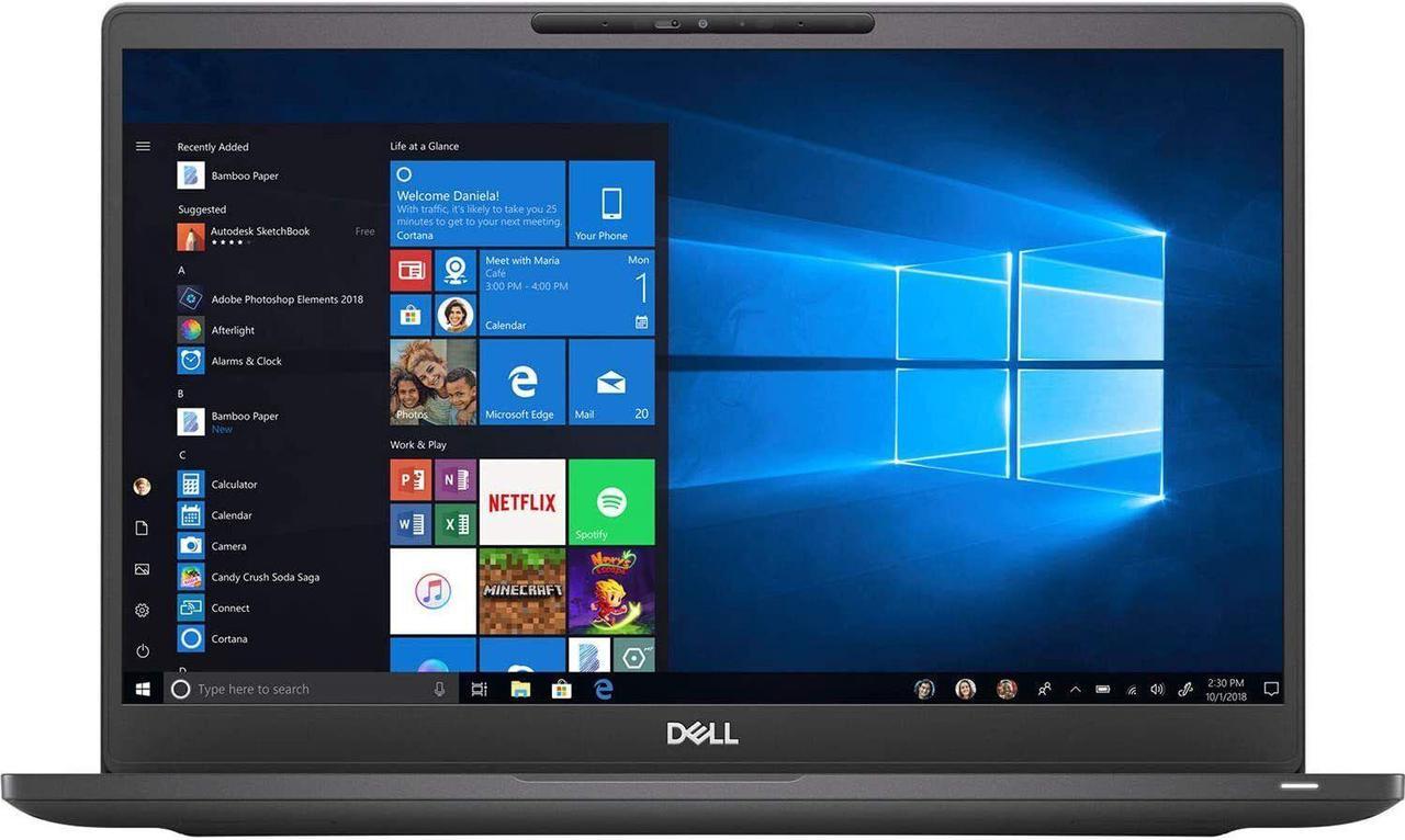 DELL Grade A Laptop Latitude Intel Core i7-8665U 16GB Memory 512 GB SSD Intel UHD Graphics 13.3" Windows 11 Pro 64-bit 7300