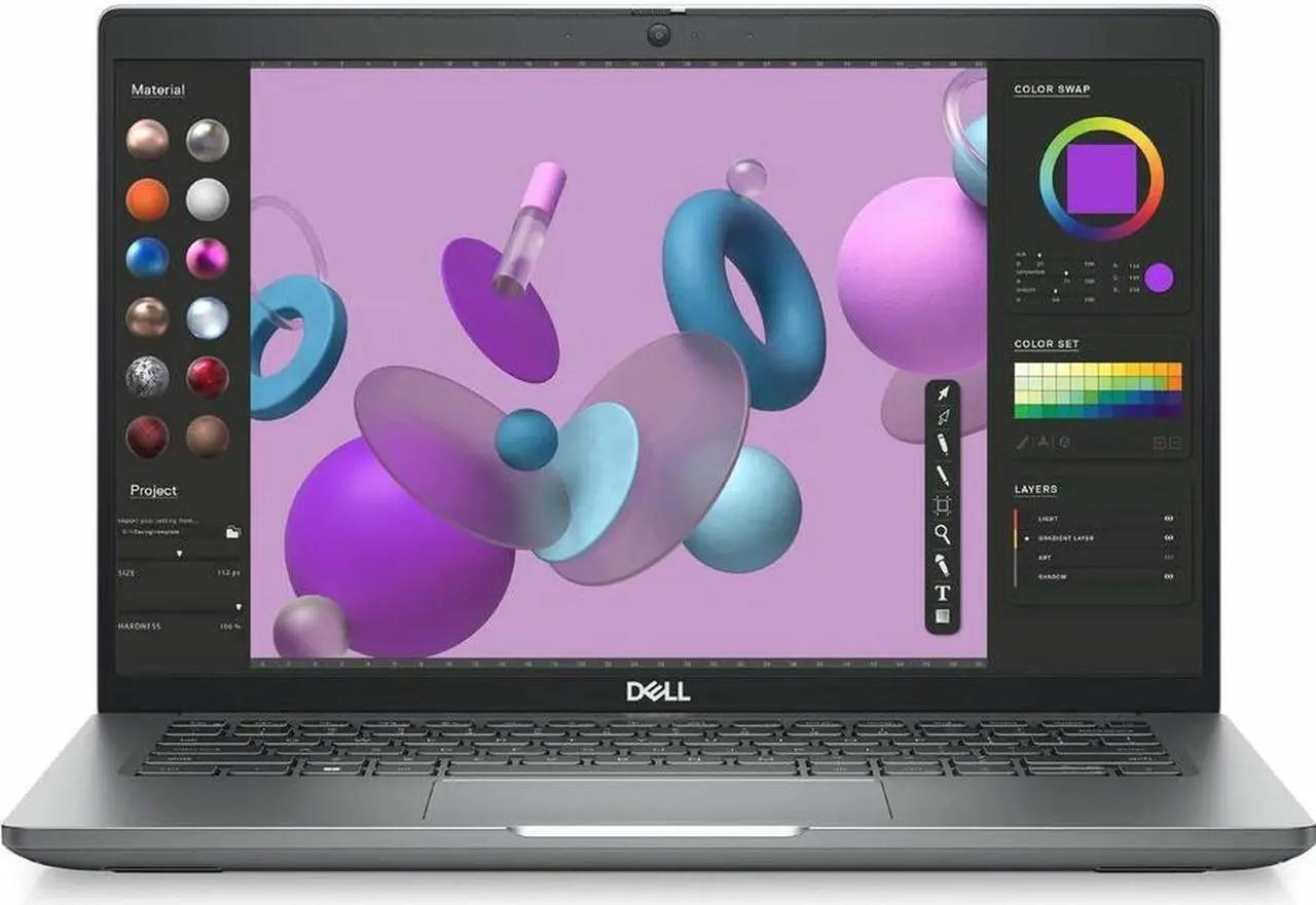 Main image of Dell Precision 3000 3480 14" Mobile Workstation - Full HD - 1920 x 1080 - Intel Core i7 13th Gen i7-1355U Deca-core (10 Core) 1.70 GHz - 16 GB Total RAM - 512 GB SSD - Titan Gray