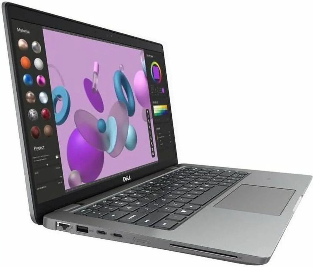 Alt view image 4 of 20 - Dell Precision 3000 3480 14" Mobile Workstation - Full HD - 1920 x 1080 - Intel Core i7 13th Gen i7-1355U Deca-core (10 Core) 1.70 GHz - 16 GB Total RAM - 512 GB SSD - Titan Gray