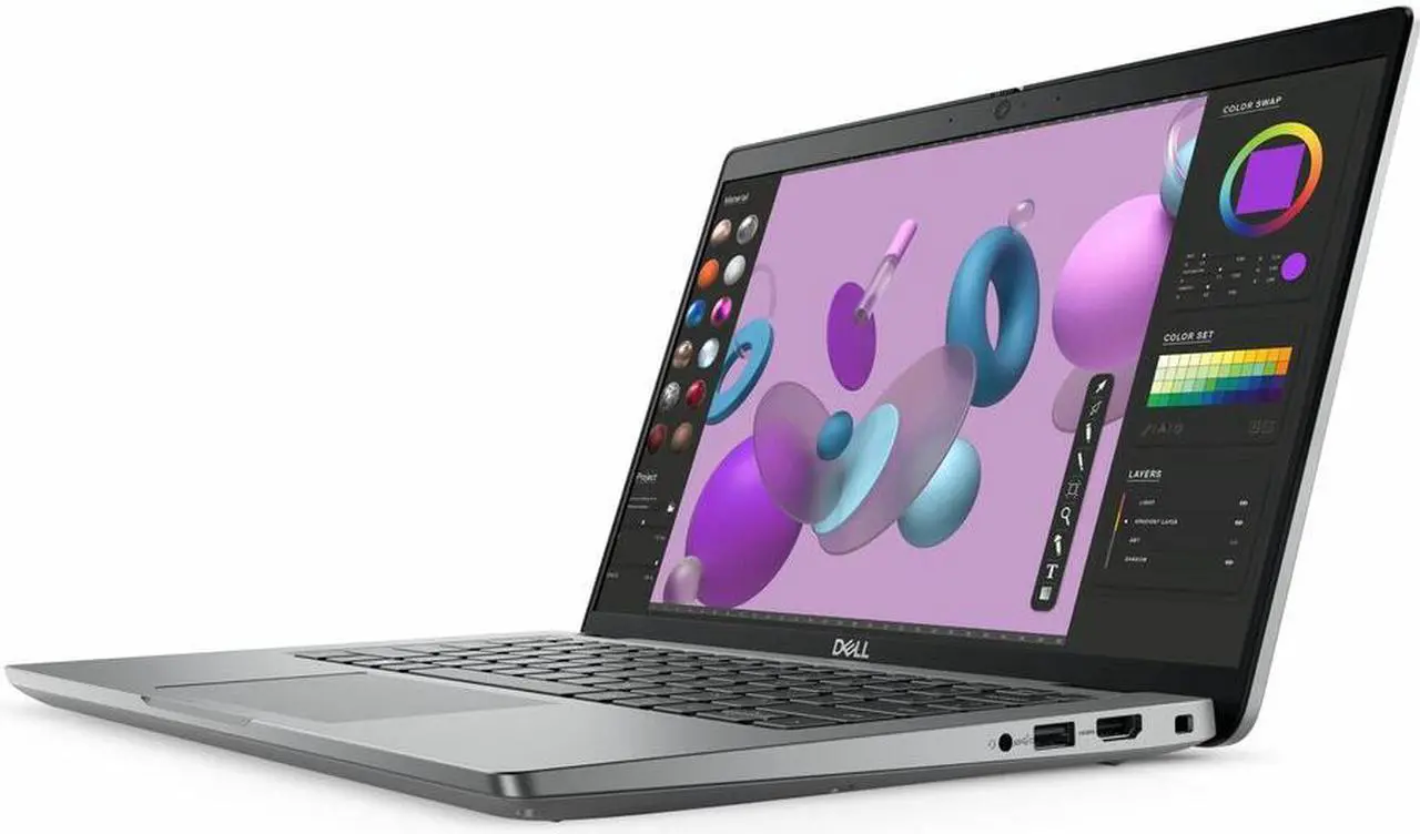 Alt view image 7 of 20 - Dell Precision 3000 3480 14" Mobile Workstation - Full HD - 1920 x 1080 - Intel Core i7 13th Gen i7-1355U Deca-core (10 Core) 1.70 GHz - 16 GB Total RAM - 512 GB SSD - Titan Gray