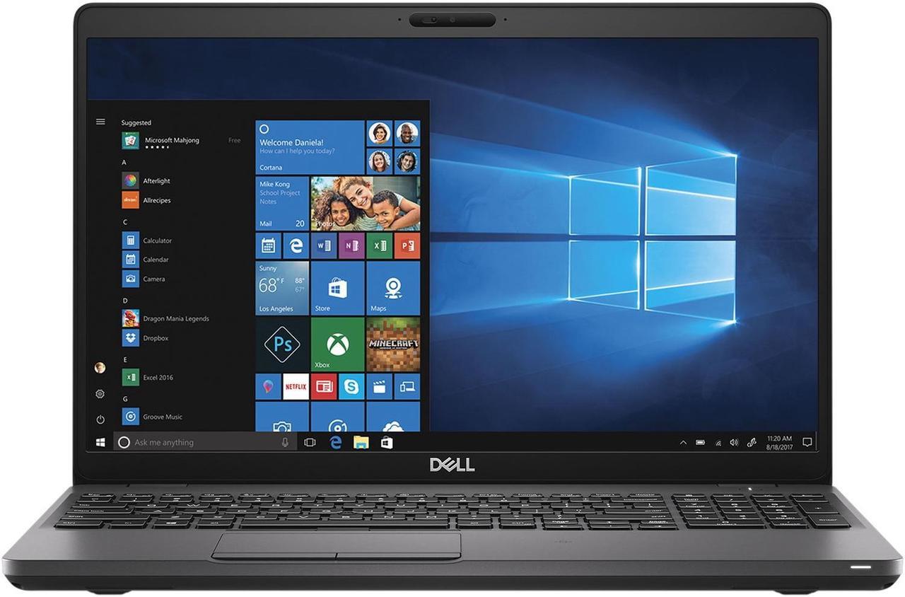 DELL Grade A Laptop Latitude Intel Core i7-9850H 16GB Memory 512 GB NVMe SSD Intel UHD Graphics 630 15.6" Windows 11 Pro 64-bit 5501