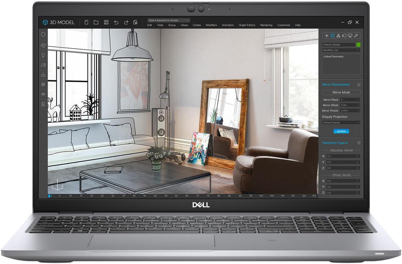 Main image of DELL Laptops Precision 3560 Intel Core i5-1145G7 32GB Memory 512 GB SSD Intel Iris Xe Graphics 15.6" Non-Touch Screen Windows 11 Pro 64bit