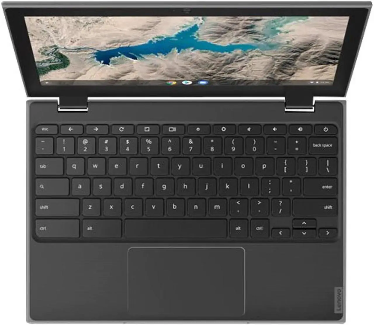 Main image of Lenovo 100e Chromebook (2nd Gen) 81MA - Intel Celeron N4020 / 1.1 GHz - Chrome OS - UHD Graphics 600 - 4 GB RAM - 32 GB EMMC - 11.6" TN 1366 X 768 (HD) - Wi-Fi 5 - Black - Kbd: US - 81MA0039US