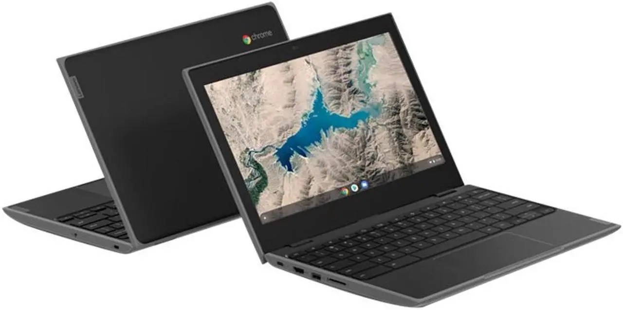 Alt view image 5 of 6 - Lenovo 100e Chromebook (2nd Gen) 81MA - Intel Celeron N4020 / 1.1 GHz - Chrome OS - UHD Graphics 600 - 4 GB RAM - 32 GB EMMC - 11.6" TN 1366 X 768 (HD) - Wi-Fi 5 - Black - Kbd: US - 81MA0039US