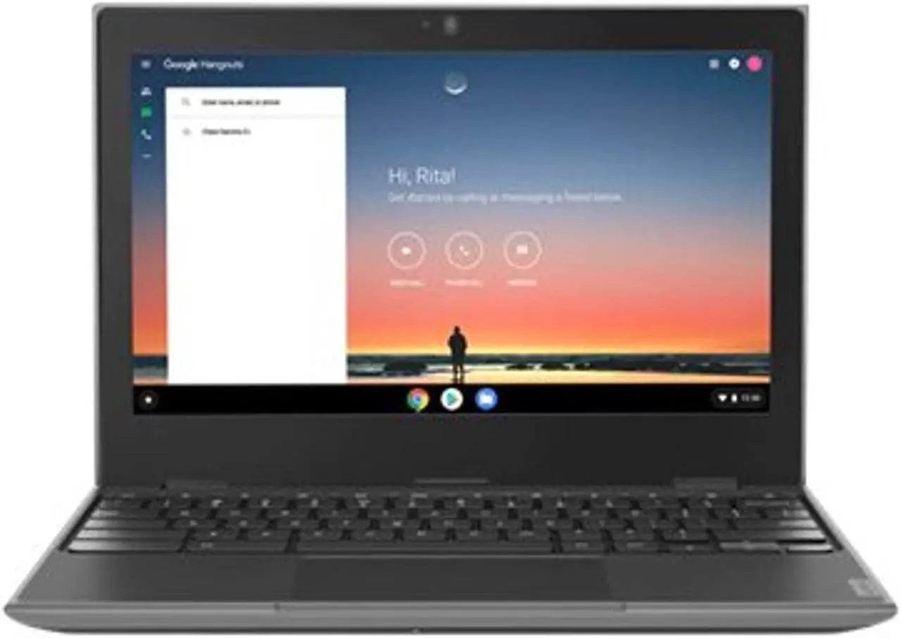 Alt view image 6 of 6 - Lenovo 100e Chromebook (2nd Gen) 81MA - Intel Celeron N4020 / 1.1 GHz - Chrome OS - UHD Graphics 600 - 4 GB RAM - 32 GB EMMC - 11.6" TN 1366 X 768 (HD) - Wi-Fi 5 - Black - Kbd: US - 81MA0039US