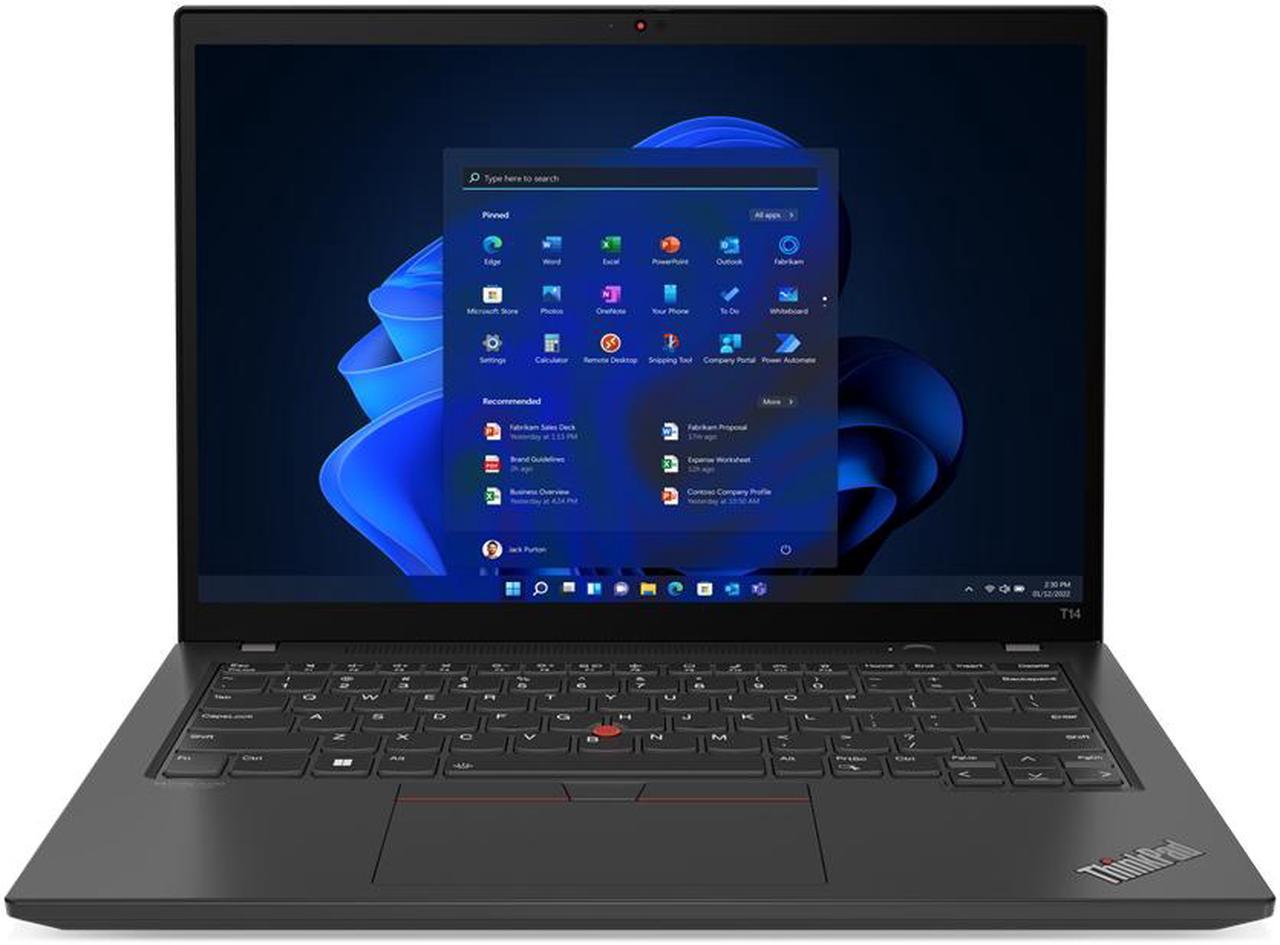 Lenovo ThinkPad T14 Gen 3 21AH00BRCA 14" Touchscreen Notebook Intel Core i5 12th Gen 16 GB Total RAM 512 GB SSD