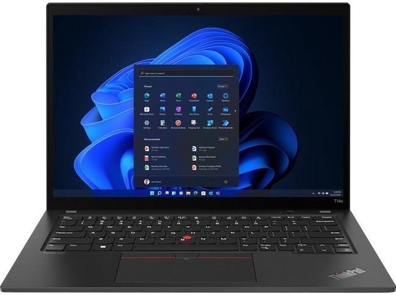 Lenovo ThinkPad T14s Gen 3 21CQ000HCA 14" Notebook WUXGA - 1920 x 1200 - AMD Ryzen 5 PRO 6650U Hexa-core (6 Core) 2.90 GHz - 16 GB Total RAM - 256 GB SSD - Black - Windows 11 Pro - AMD Radeon Graphics