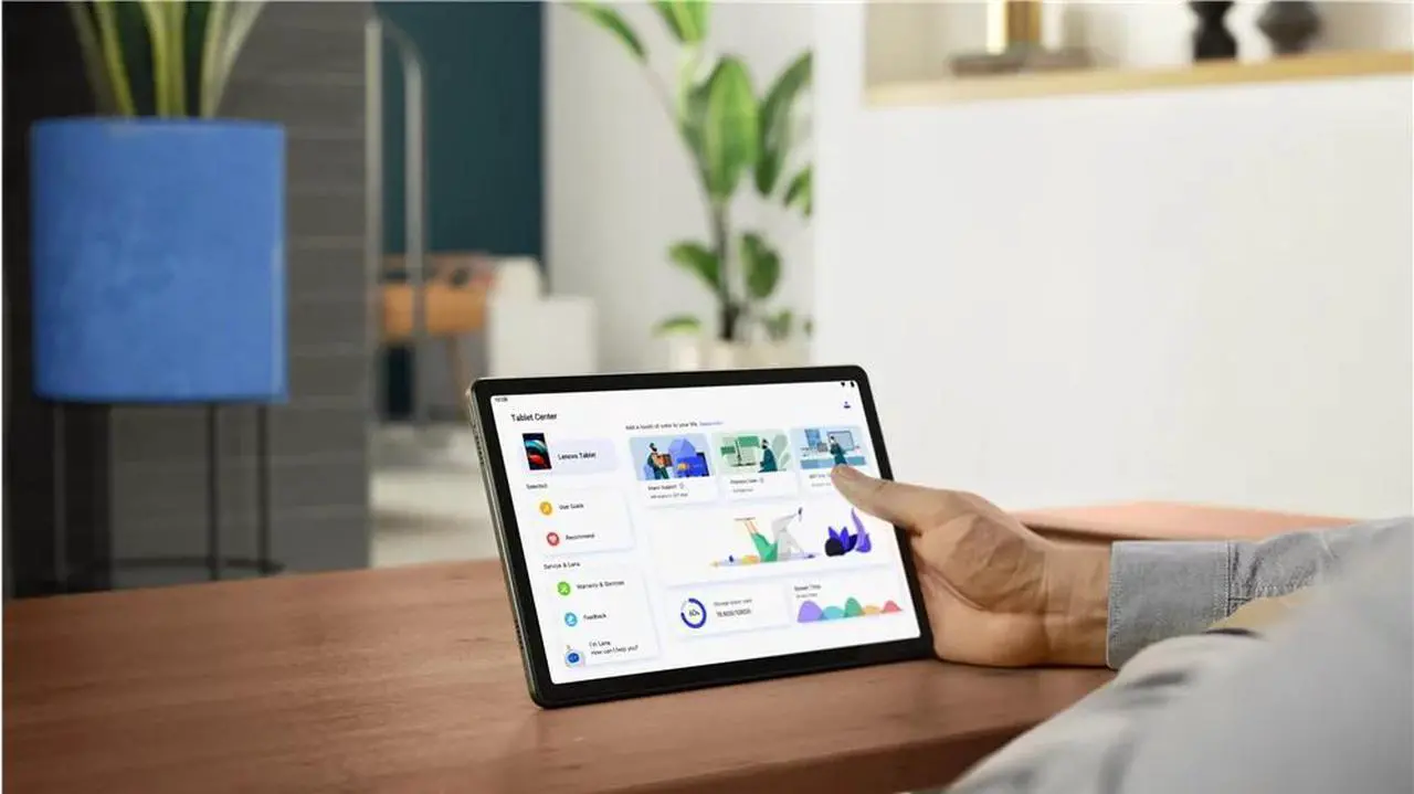 Alt view image 9 of 10 - Lenovo Tab M10 Plus (3rd Gen) 10" Tablet, 64GB Storage, 4GB Memory, Android 12, FHD Display