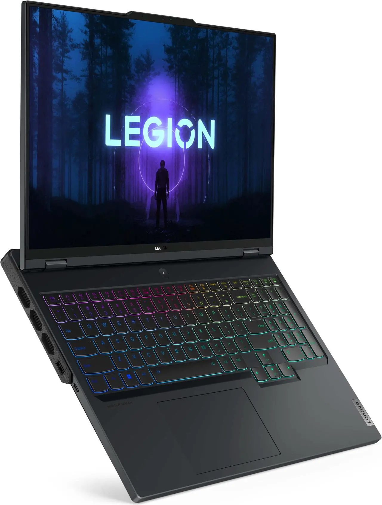 Alt view image 6 of 18 - Lenovo Legion Pro 7 16IRX8H - 16" GeForce RTX 4090 Laptop GPU - Intel Core i9-13900HX  - 32GB Memory - 1 TB PCIe SSD - Windows 11 Home 64-bit - Gaming Laptop - 240 Hz IPS (82WQ005CUS )