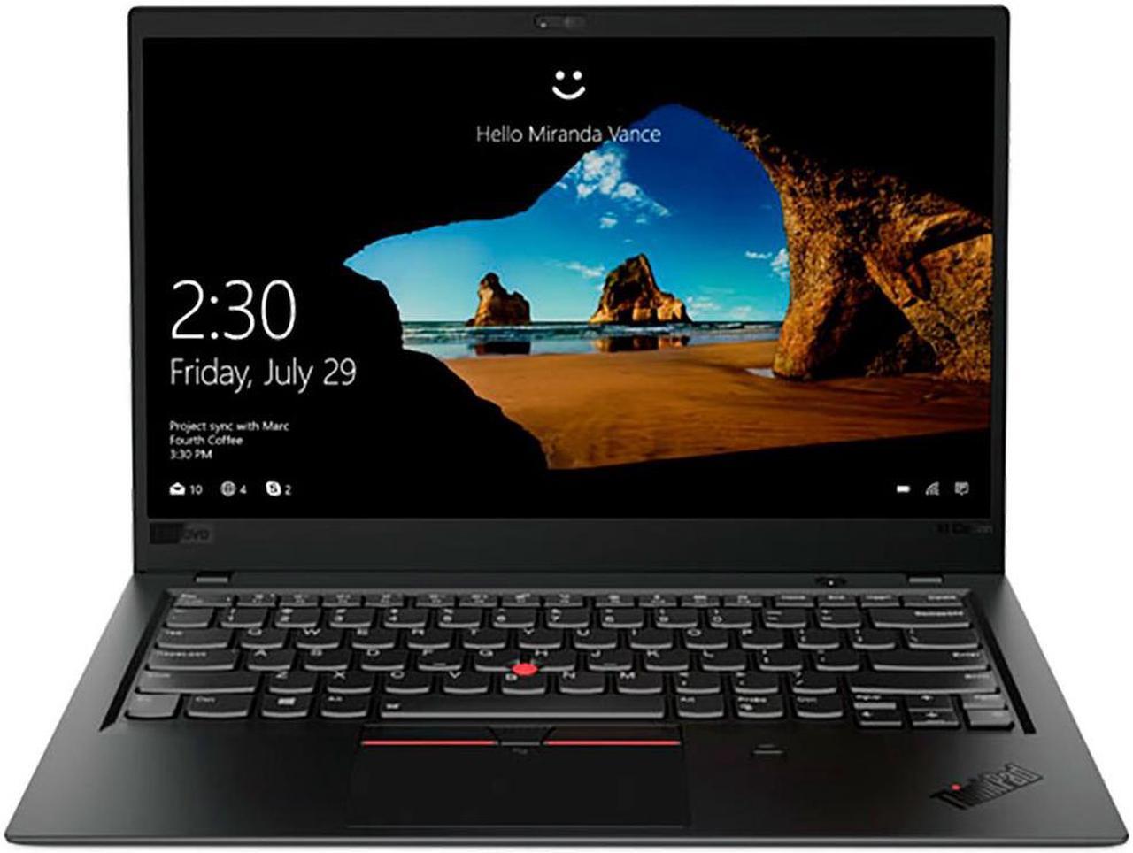 Main image of Lenovo Grade A Laptop ThinkPad Intel Core i7-8650U 16GB Memory 1 TB SSD Intel UHD Graphics 620 14.0" Touch Screen Windows 11 Pro 64-bit X1 Carbon G6