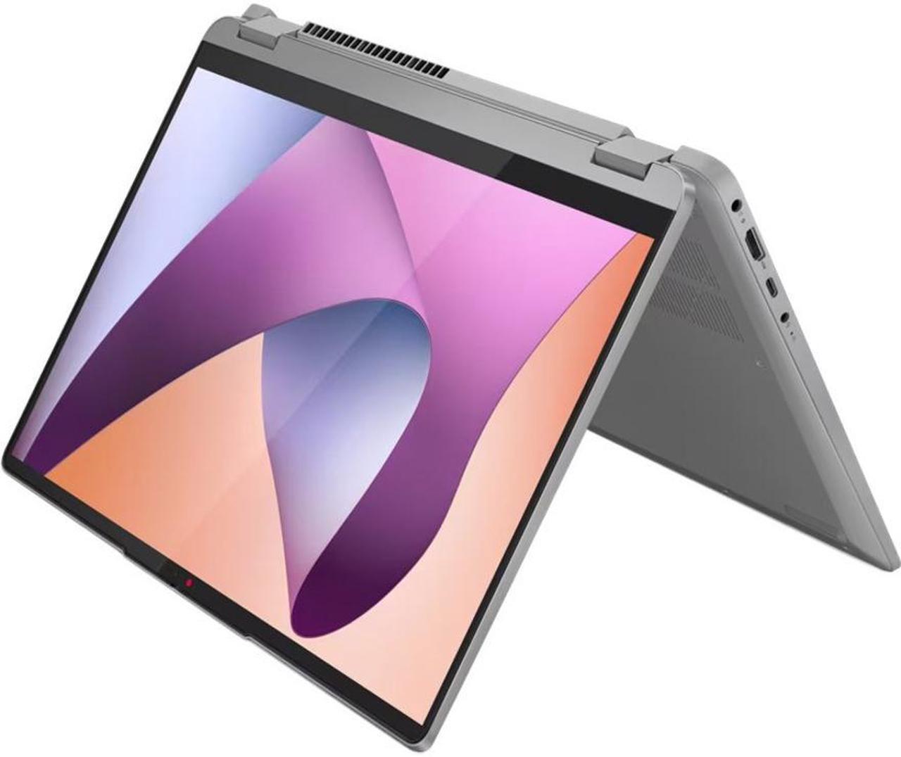 Alt view image 2 of 10 - Lenovo IdeaPad Flex 5 14ABR8 82XX003VUS 14" Touchscreen Convertible 2 in 1 Notebook - WUXGA - 1920 x 1200 - AMD Ryzen 5 7530U Hexa-core (6 Core) 2 GHz - 8 GB RAM - 8 GB On-board Memory - 256 GB SSD