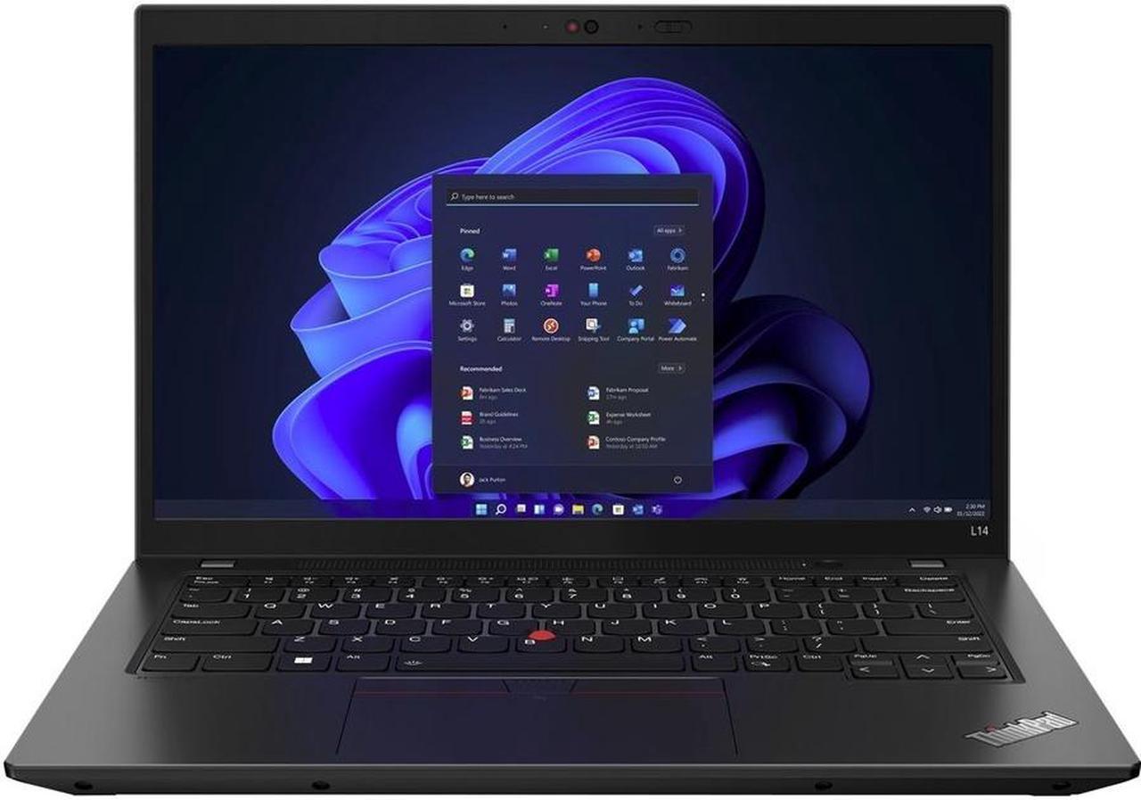 Lenovo ThinkPad L14 Gen 3 21C1004JCA 14" Notebook - Full HD - 1920 x 1080 - Intel Core i5 12th Gen i5-1235U Deca-core (10 Core) - 8 GB Total RAM - 256 GB SSD - Thunder Black