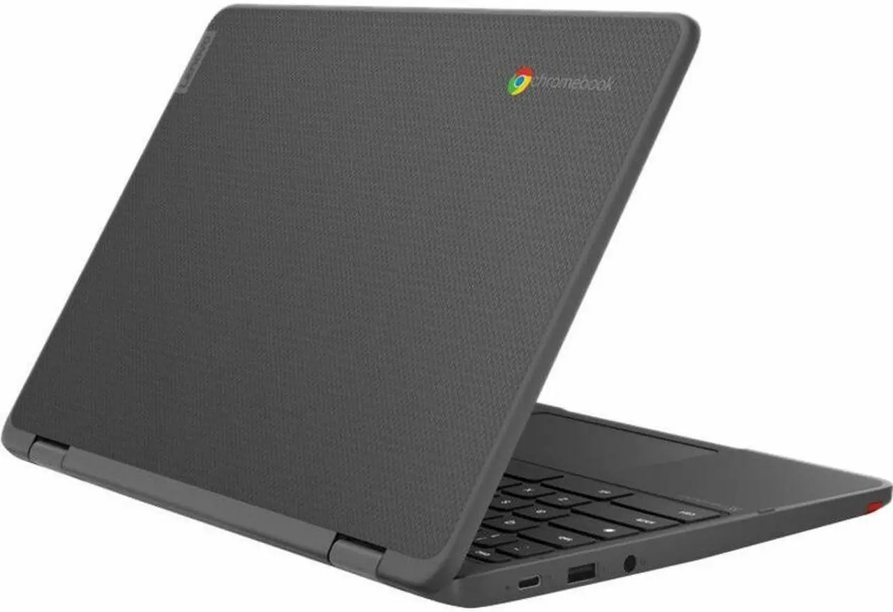 Alt view image 3 of 13 - Lenovo 12.2" 500e Yoga Touchscreen Chromebook - WUXGA - 1920 x 1200 - Intel N100 Quad-core (4 Core) - 4 GB Memory - 32 GB Flash Storage - 82W40009US
