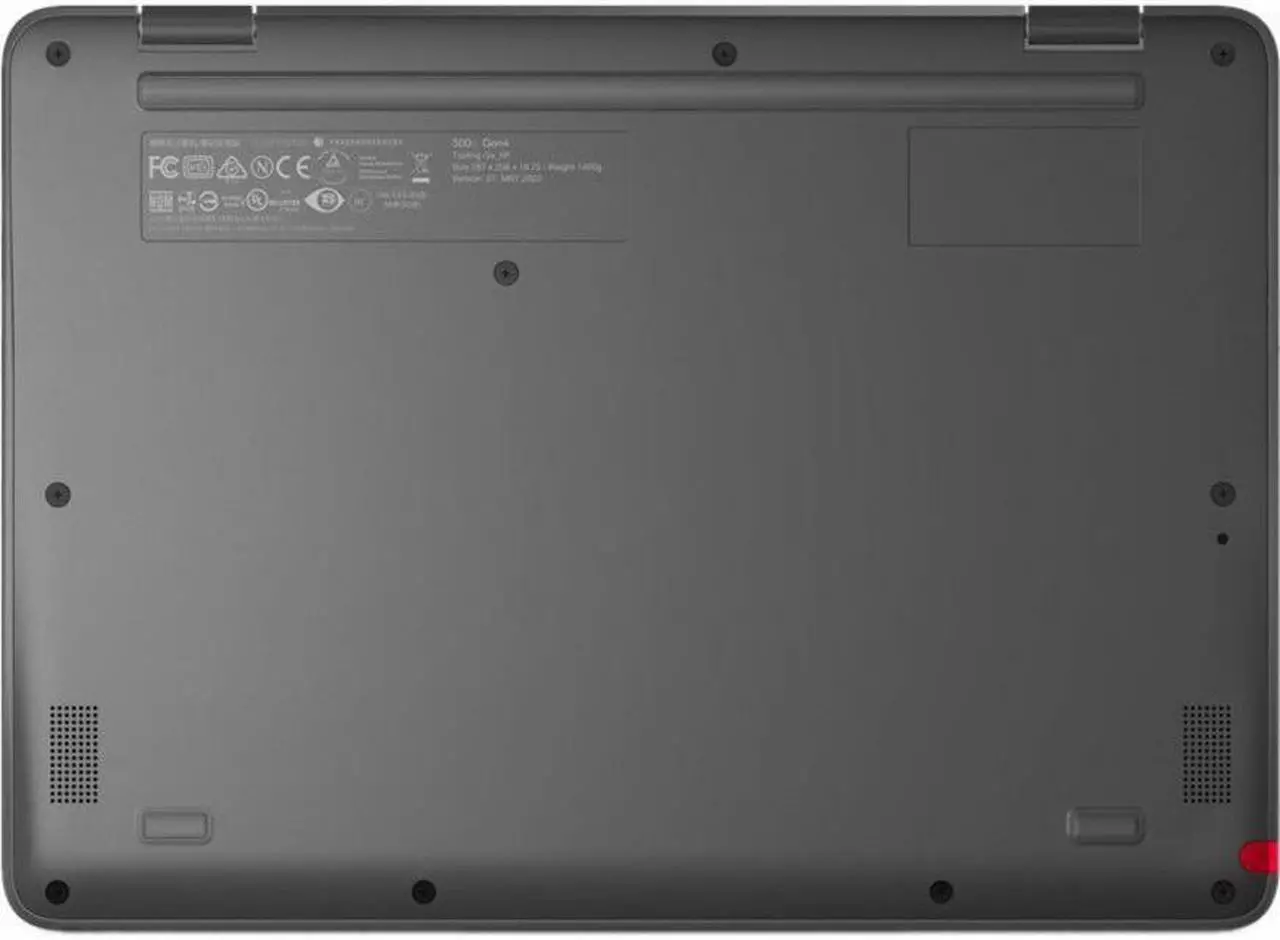 Alt view image 7 of 13 - Lenovo 12.2" 500e Yoga Touchscreen Chromebook - WUXGA - 1920 x 1200 - Intel N100 Quad-core (4 Core) - 4 GB Memory - 32 GB Flash Storage - 82W40009US