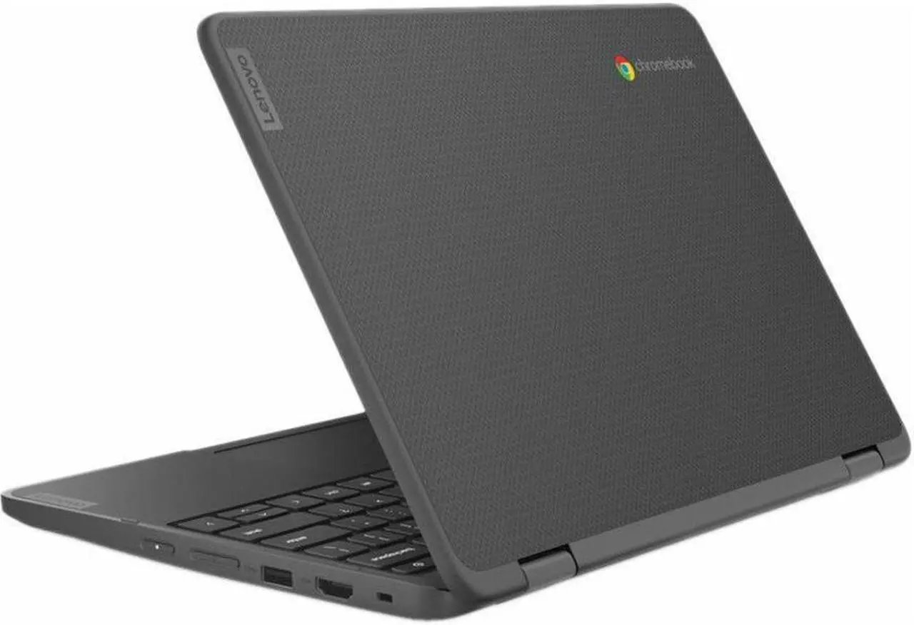 Alt view image 10 of 13 - Lenovo 12.2" 500e Yoga Touchscreen Chromebook - WUXGA - 1920 x 1200 - Intel N100 Quad-core (4 Core) - 4 GB Memory - 32 GB Flash Storage - 82W40009US
