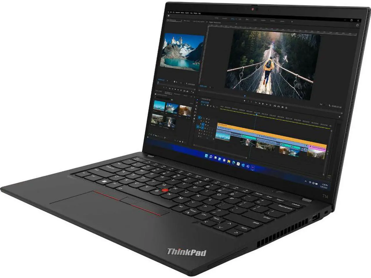Main image of Lenovo ThinkPad T14 Gen3 14" Notebook - AMD Ryzen 5 PRO 6650U Hexa-core (6 Core) 2.90 GHz - 16 GB Total RAM - 256 GB SSD - Windows 11 Pro - AMD Radeon 660M Graphics - Thunder Black 21CF005TUS