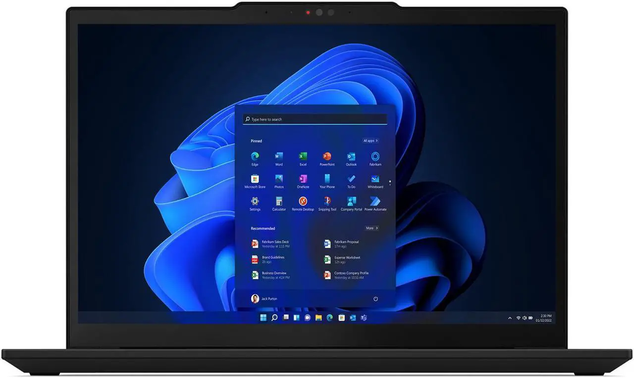 Alt view image 2 of 14 - Lenovo 13.3" ThinkPad X13 Gen 4 Multi-Touch Laptop (Deep Black), 1.8 GHz Intel Core i7 10-Core, 16GB RAM, 512GB SSD, Intel Iris Xe, Touchscreen, Fingerprint Reader