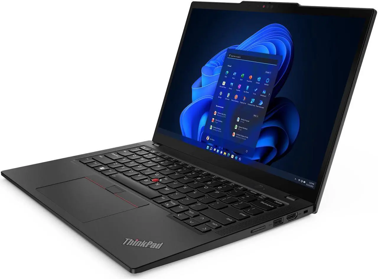 Alt view image 4 of 14 - Lenovo 13.3" ThinkPad X13 Gen 4 Multi-Touch Laptop (Deep Black), 1.8 GHz Intel Core i7 10-Core, 16GB RAM, 512GB SSD, Intel Iris Xe, Touchscreen, Fingerprint Reader