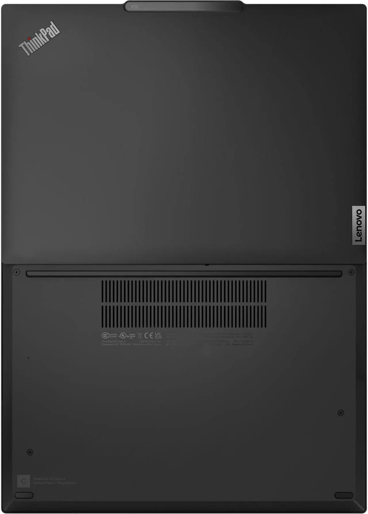 Alt view image 14 of 14 - Lenovo 13.3" ThinkPad X13 Gen 4 Multi-Touch Laptop (Deep Black), 1.8 GHz Intel Core i7 10-Core, 16GB RAM, 512GB SSD, Intel Iris Xe, Touchscreen, Fingerprint Reader