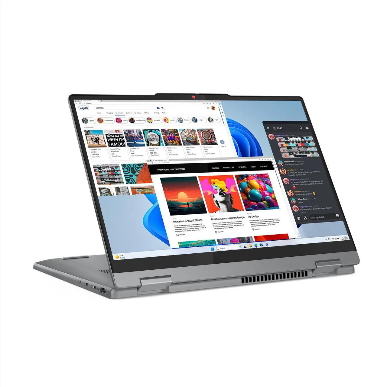Alt view image 5 of 11 - Lenovo IdeaPad 5 2-in-1 14.0" Touchscreen Laptop Core 7 150U Intel Graphics 16GB RAM 1 TB PCIe SSD Windows 11 Home 83DT0036US