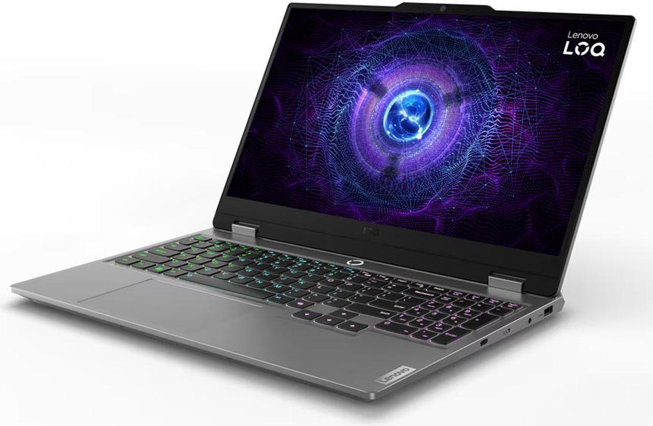 Alt view image 2 of 10 - Lenovo LOQ 15IRX9 83DV00H9US 15.6" Gaming Laptop, Intel Core i5-13450HX, 12GB, 512GB, NVIDIA GeForce RTX 4050 with 6 GB, Windows 11 Home