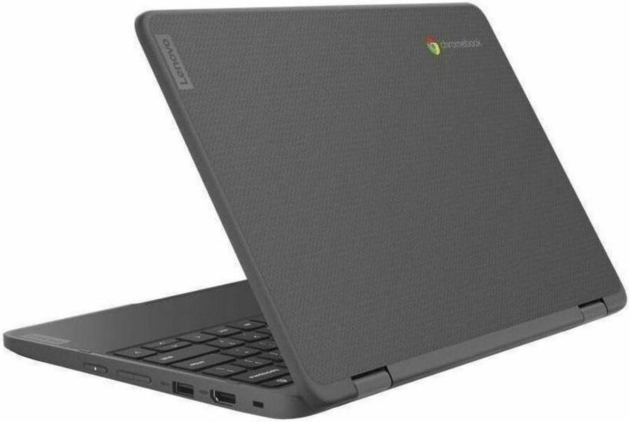 Alt view image 2 of 8 - Lenovo 300e Yoga Chromebook Gen 4 11.6" Touchscreen Convertible 2 in 1 Chromebook - Octa-core (ARM Cortex A76 + Cortex A55) - 4 GB - 32 GB Flash Memory - ChromeOS - Graphite Gray  82W2000AUS