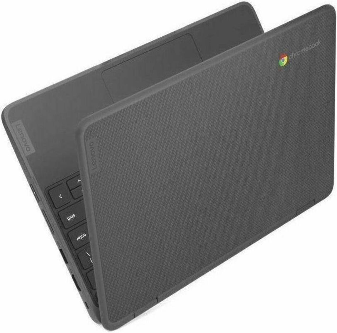Alt view image 6 of 8 - Lenovo 300e Yoga Chromebook Gen 4 11.6" Touchscreen Convertible 2 in 1 Chromebook - Octa-core (ARM Cortex A76 + Cortex A55) - 4 GB - 32 GB Flash Memory - ChromeOS - Graphite Gray  82W2000AUS