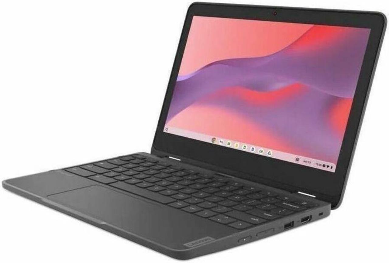 Alt view image 7 of 8 - Lenovo 300e Yoga Chromebook Gen 4 11.6" Touchscreen Convertible 2 in 1 Chromebook - Octa-core (ARM Cortex A76 + Cortex A55) - 4 GB - 32 GB Flash Memory - ChromeOS - Graphite Gray  82W2000AUS
