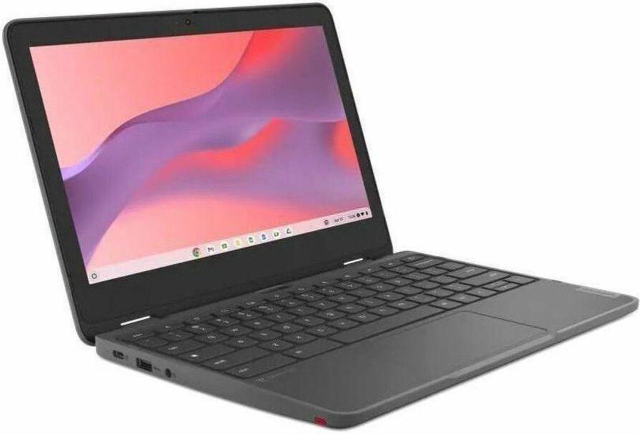 Alt view image 8 of 8 - Lenovo 300e Yoga Chromebook Gen 4 11.6" Touchscreen Convertible 2 in 1 Chromebook - Octa-core (ARM Cortex A76 + Cortex A55) - 4 GB - 32 GB Flash Memory - ChromeOS - Graphite Gray  82W2000AUS