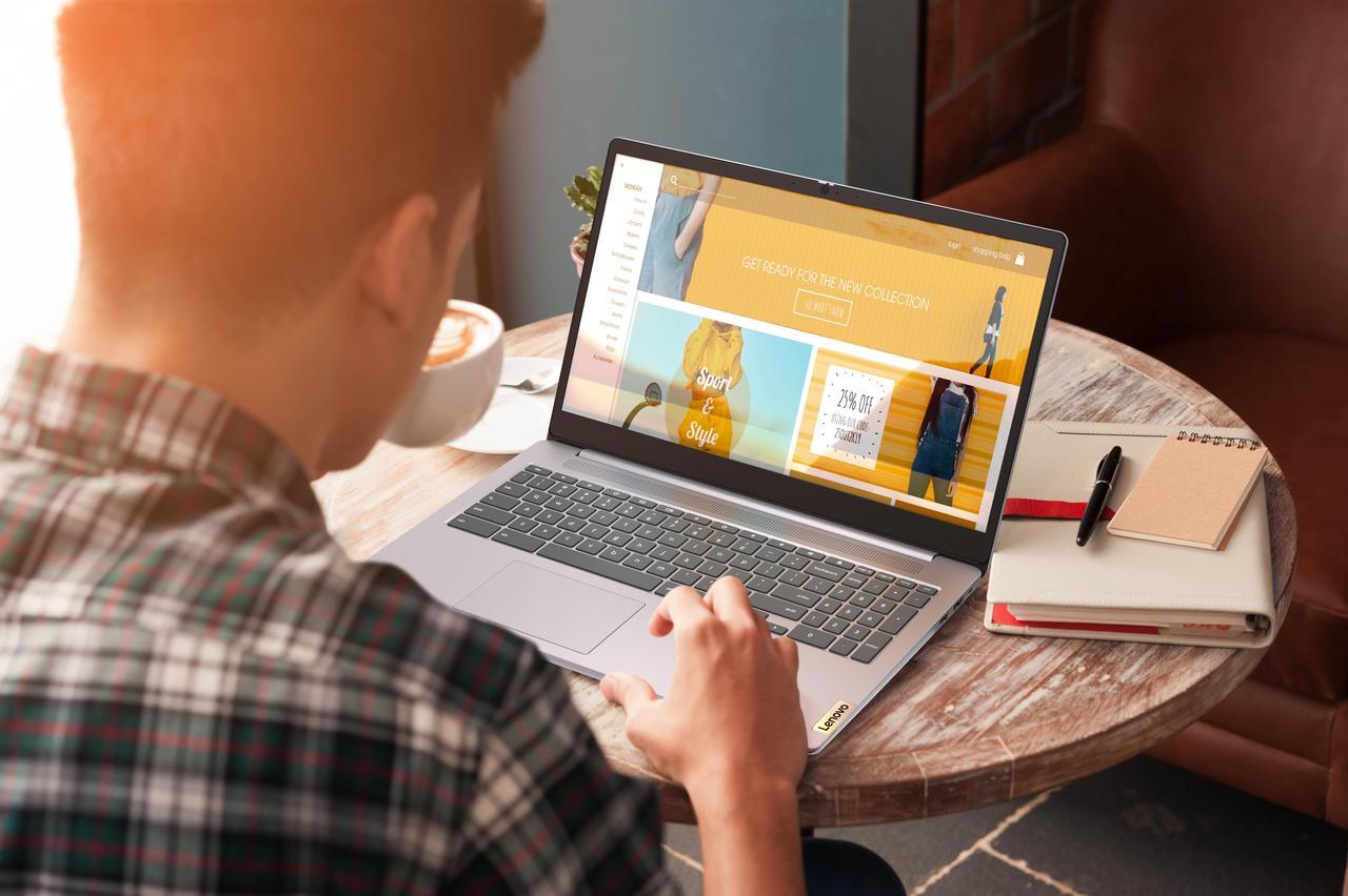 Alt view image 13 of 18 - Lenovo IdeaPad 3i Chromebook Intel Celeron N4500 8GB Memory 64 GB SSD 15.6" Non-Touch Screen Chrome OS 82N40059CF