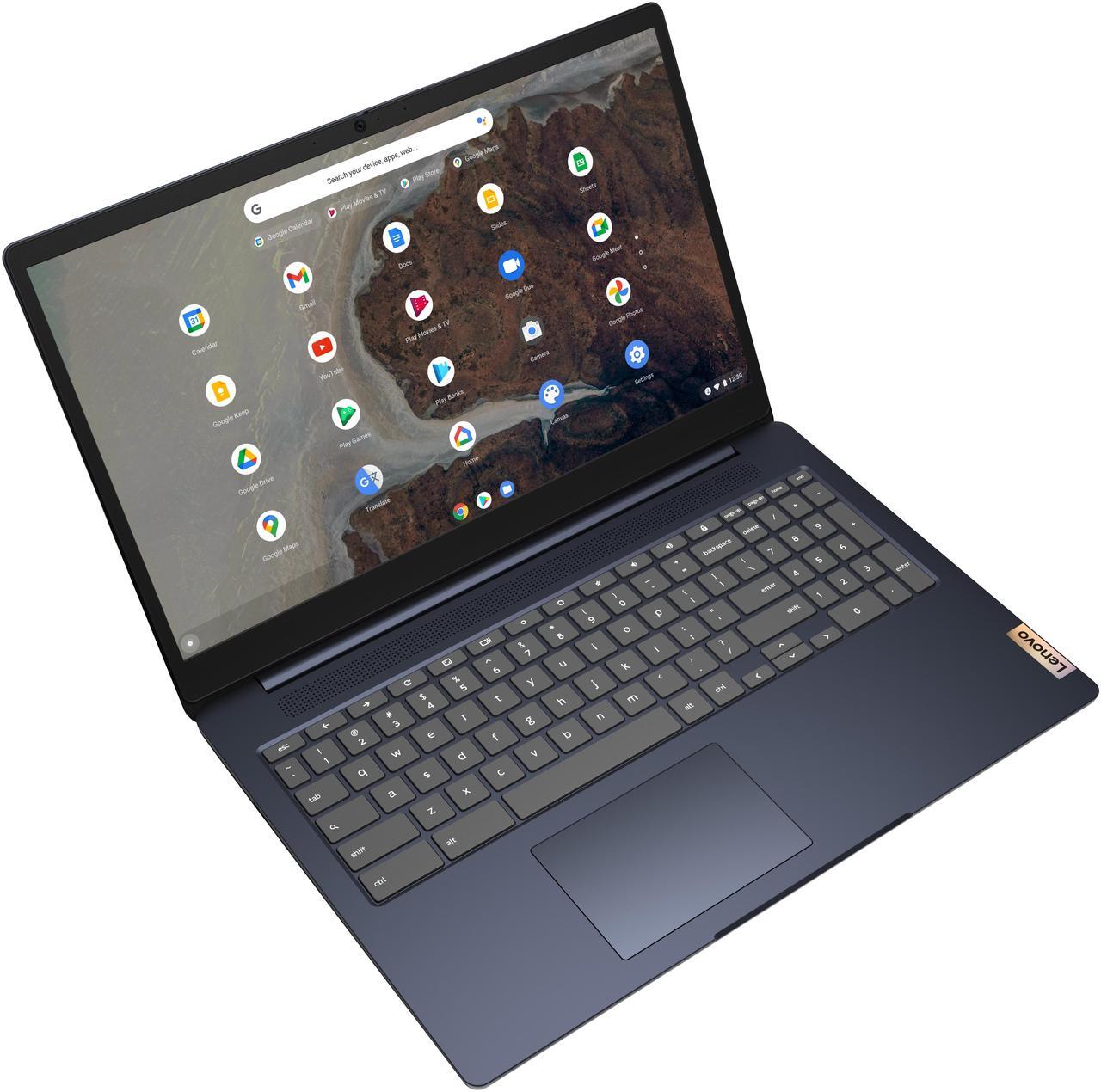 Alt view image 2 of 18 - Lenovo IdeaPad 3i Chromebook Intel Celeron N4500 8GB Memory 64 GB SSD 15.6" Non-Touch Screen Chrome OS 82N40059CF