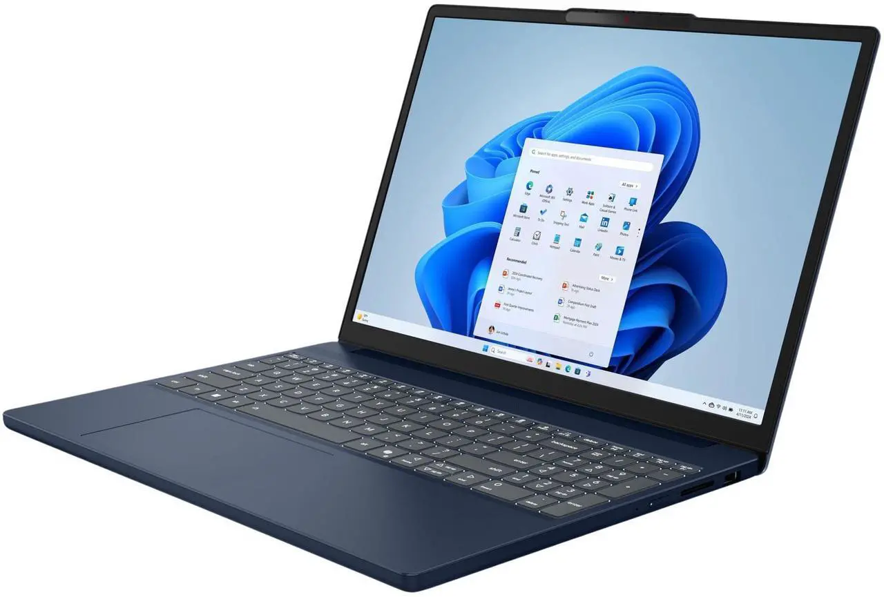 Alt view image 3 of 6 - Lenovo Laptop ideaPad Slim 3 AMD Ryzen 5 8540U 16GB Memory 512 GB PCIe SSD AMD Radeon 740M 15.3" Touchscreen Windows 11 Home 83KA0045CF