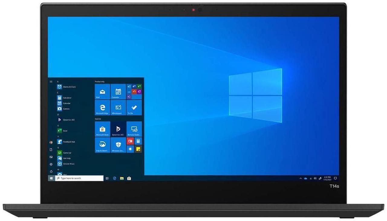 Main image of Lenovo ThinkPad T14s Laptop Intel Core i5-10310U 16GB Memory 256 GB SSD Intel UHD Graphics 14.0" Touchscreen Windows 11 Pro