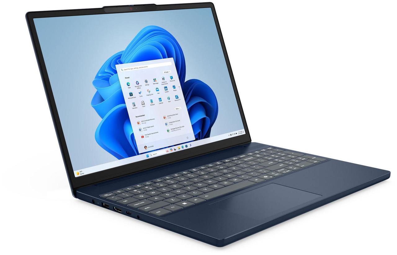 Alt view image 2 of 15 - Lenovo IdeaPad Slim 3 15.3" AMD Ryzen 7 8840HS Laptop 24GB Memory 512 GB SSD AMD Radeon 780M Windows 11 Home 83KA003DUS