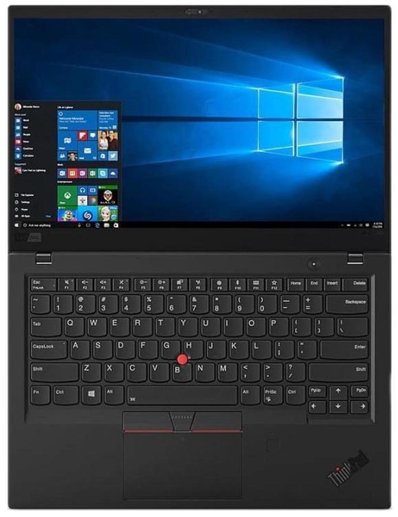 Alt view image 3 of 5 - Lenovo ThinkPad X1 Carbon Gen 8 Laptop Intel Core i7-10610U 16GB Memory 256 GB NVMe SSD Intel UHD Graphics 14.0" Touchscreen Windows 11 Pro