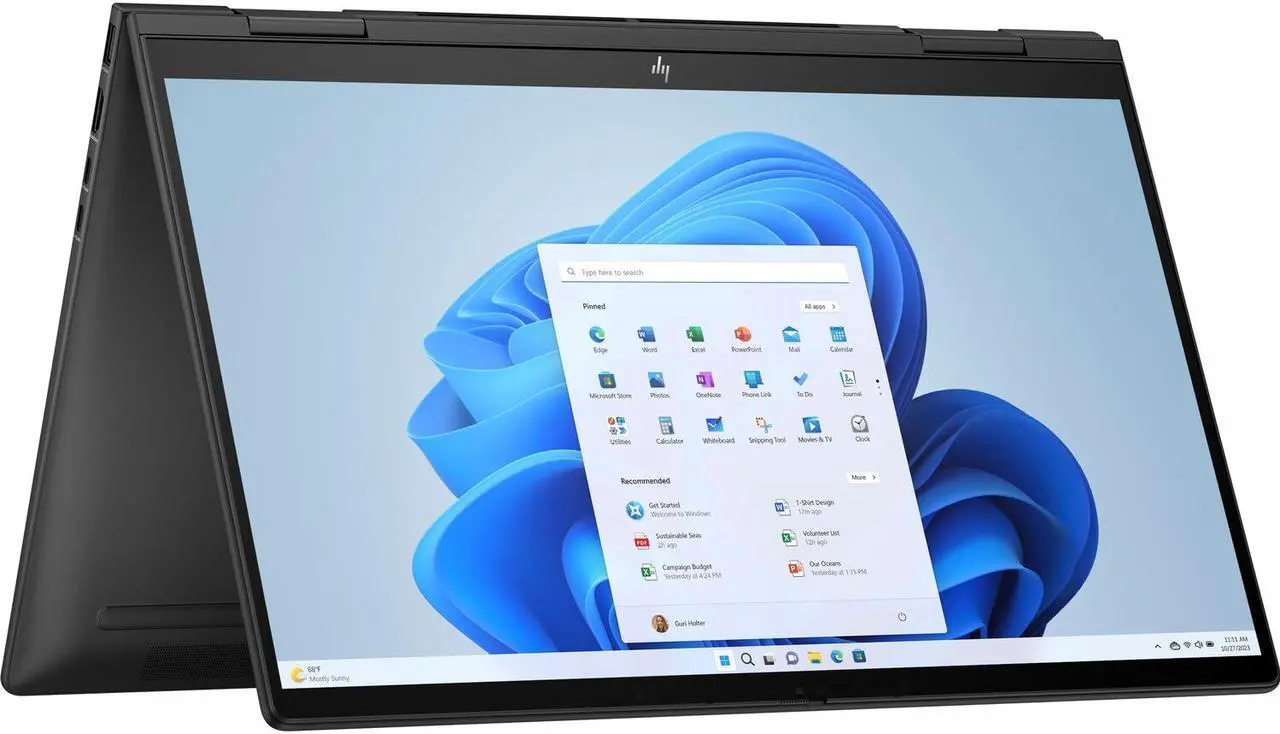 Alt view image 4 of 6 - HP ENVY x360 AMD Ryzen 7 PRO 7730U 16GB Memory 512 GB PCIe SSD AMD Radeon Graphics 15.6" Touch Screen 1920 x 1080 Convertible 2-in-1 Laptop Windows 11 Home 64-bit 15-fh0023dx