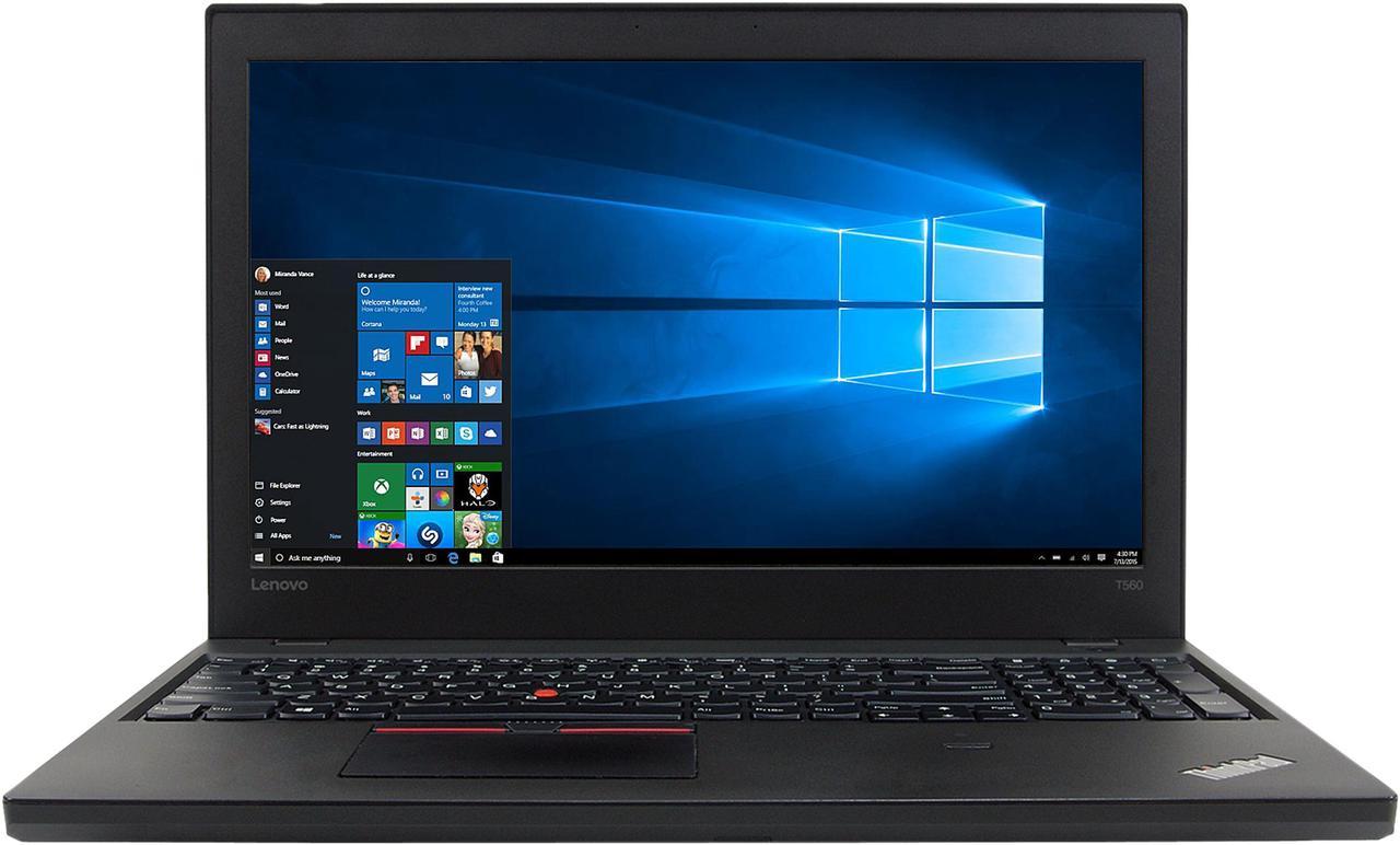 Lenovo Laptop T Intel Core i5-6300U 16GB Memory 512 GB SSD Intel HD Graphics 520 15.6 Windows 10 T560