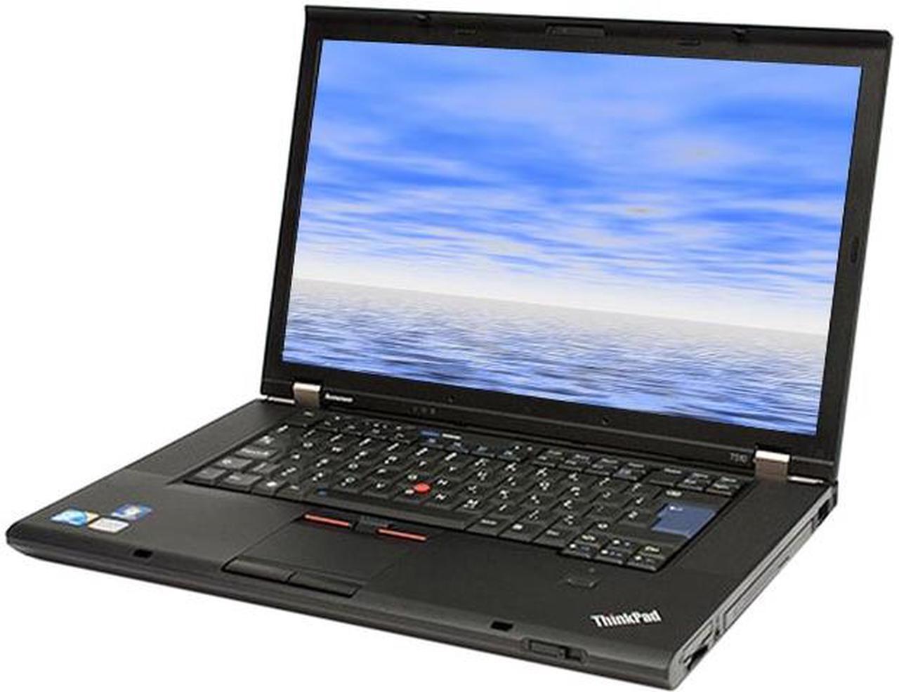 Lenovo Grade A Laptop ThinkPad Intel Core i5-520M 4GB Memory 500GB HDD 15.6" Windows 10 Pro 64-bit T510