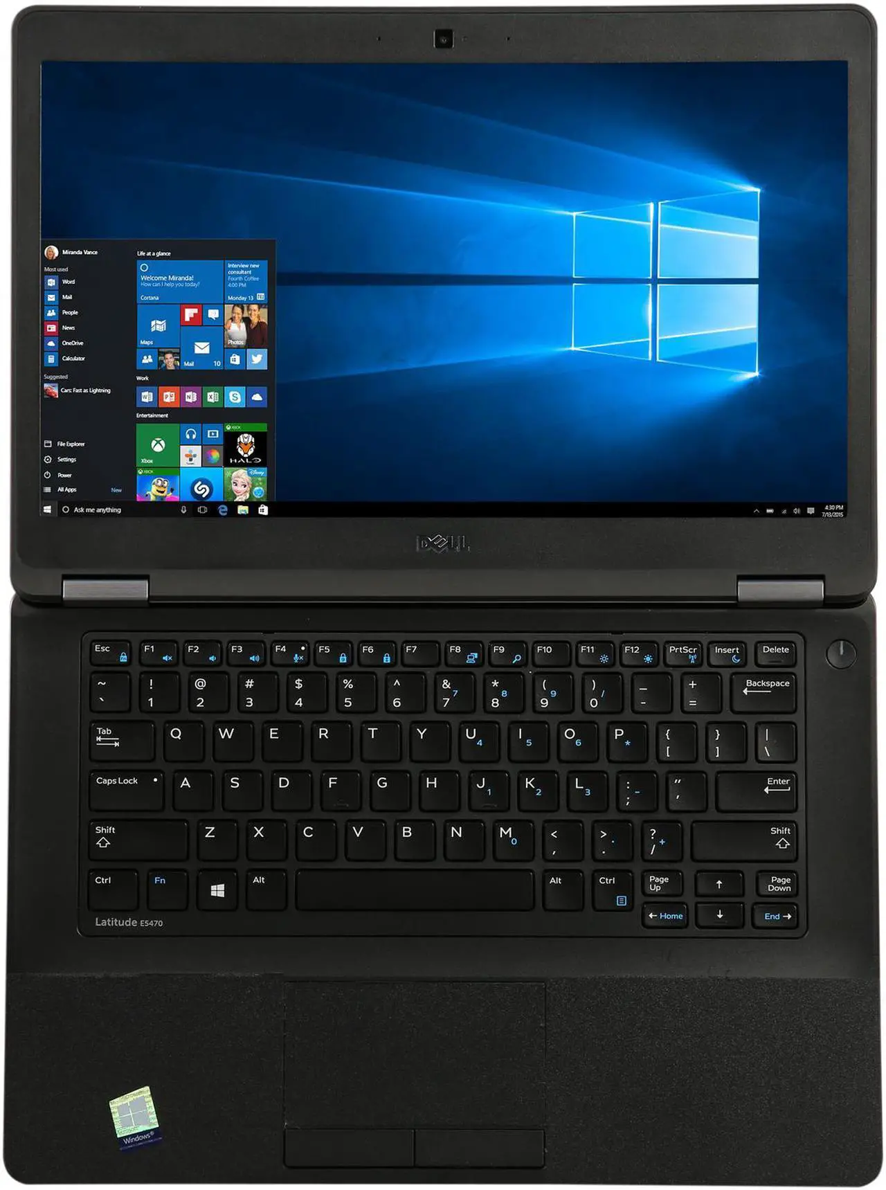 Alt view image 10 of 11 - DELL Grade A Laptop Latitude E5470 Intel Core i5 6th Gen 6300U (2.40 GHz) 8 GB Memory 512 GB SSD 14.0" Windows 10 Pro 64-bit 1 Year Warranty