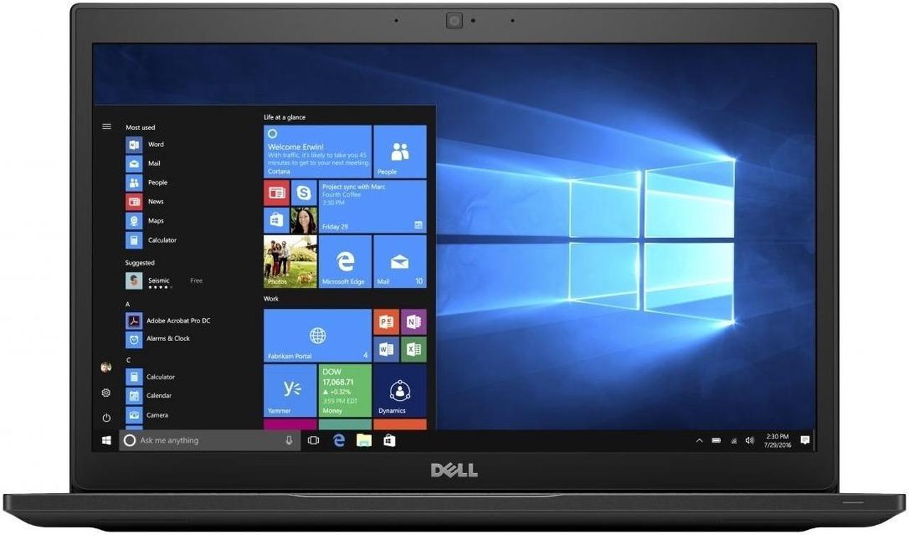 Dell Latitude 7490 Intel Core i7-8650U X4 1.9GHz 8GB 128GB SSD 14", Black (Certified Refurbished)