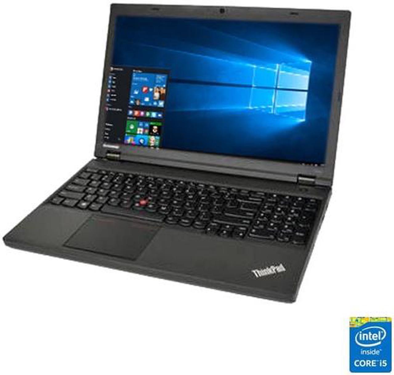 Microsoft Authorized Refurbished Lenovo ThinkPad T540p Intel Core i5 4300M (2.60 GHz) 8 GB Memory 256 GB SSD Intel HD Graphics 4600 15.6" Windows 10 Pro 64-bit