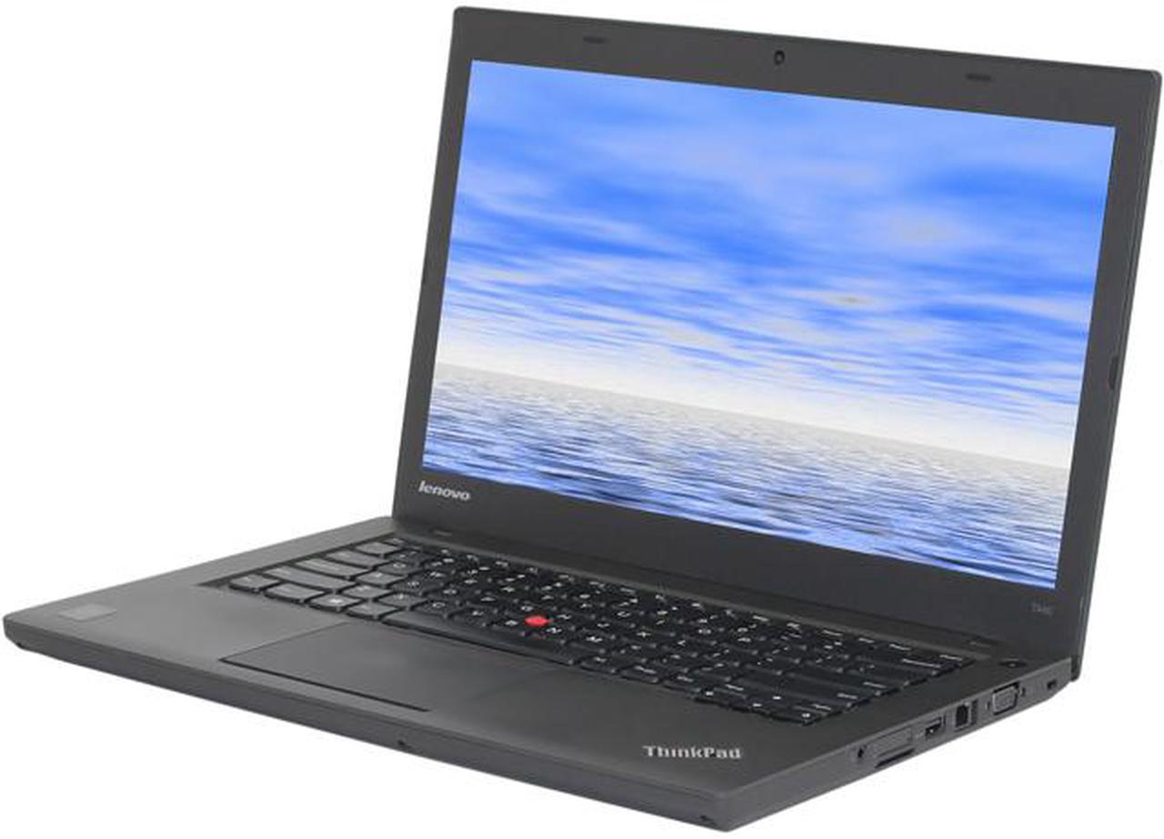 Lenovo Grade A Laptop T440 Intel Core i5 4th Gen 4300U (1.90 GHz) 8 GB Memory 500 GB HDD 14.0" Windows 10 Pro 64-bit