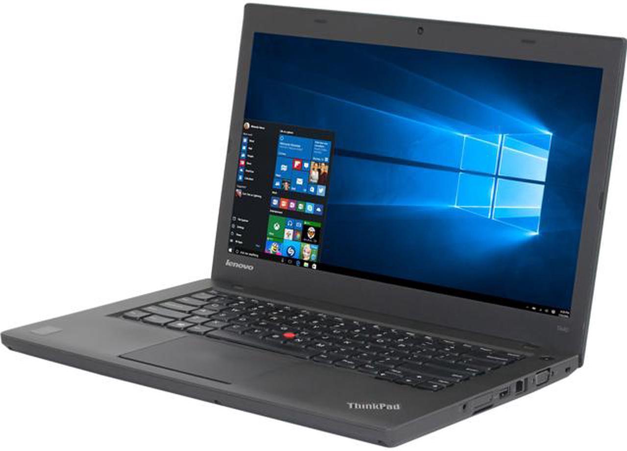 Lenovo Grade B Laptop Intel Core i5-4300U 4GB Memory 128 GB SSD 14.0" Windows 10 Home 64-bit T440