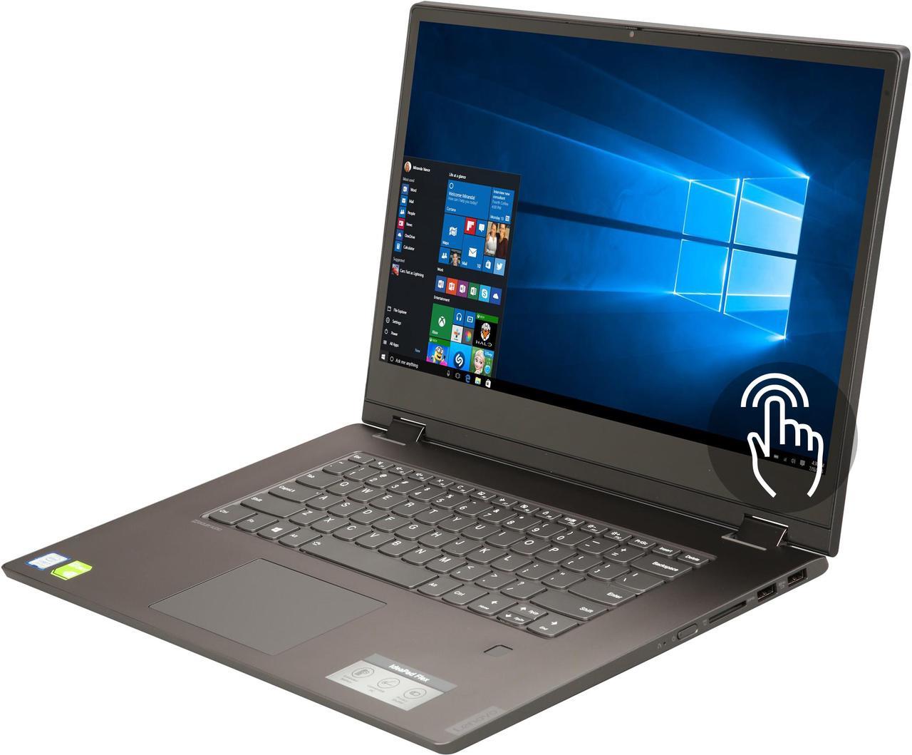 Lenovo Flex 15 Intel Core i7-8565U 16GB Memory 512 GB SSD NVIDIA GeForce MX230 15.6" Touchscreen 1920 x 1080 Convertible 2-in-1 Laptop Windows 10 Home 64-bit 81SR000DUS